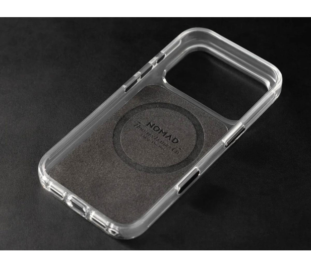 Nomad Clear Leather Case do iPhone 18 Pro / 17 Pro MagSafe (black) - 1586599 - zdjęcie 9